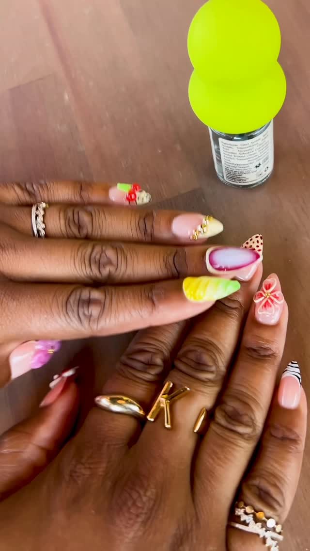 Instagram post by @thebeautybeau for Dermelect. Caption reads: #ad Ever struggled to open a stubborn polish cap?....