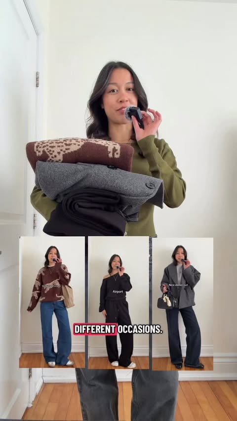 Instagram post by @nicolejamielc for THE COMMENSE. Caption reads: Styling 3 pieces from @commense.official for 3....