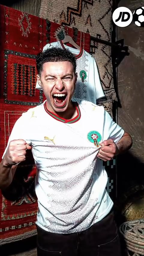 Instagram post by @oussifooty for JD Sports. Caption reads: [...] my Top 5 FIFA World Cup 2026 kits…👀🔥....