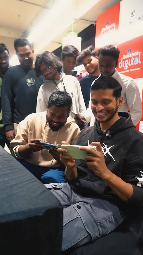 Instagram post by @raju811990 for Reliance Digital. Caption reads: From long gaming sessions to creating content on....