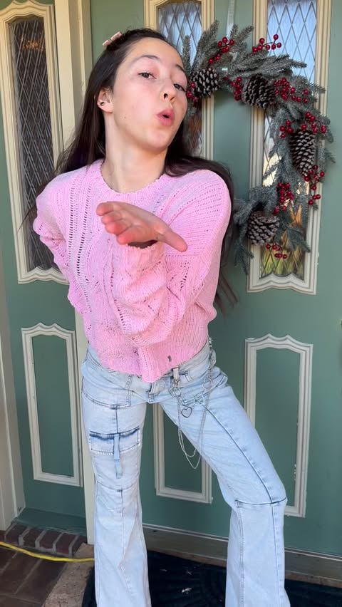 Instagram post by @cateannabeth30 for Justice. Caption reads: [...] inspo all season long ✨🎁

Thanks @justice....