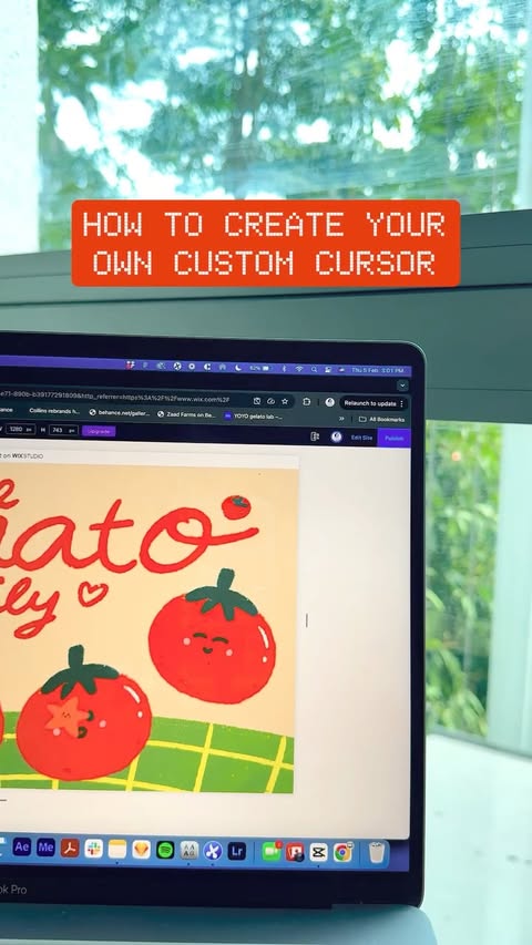 Instagram post by @gpm___ for Wix Studio. Caption reads: [...] website in just a few seconds with....