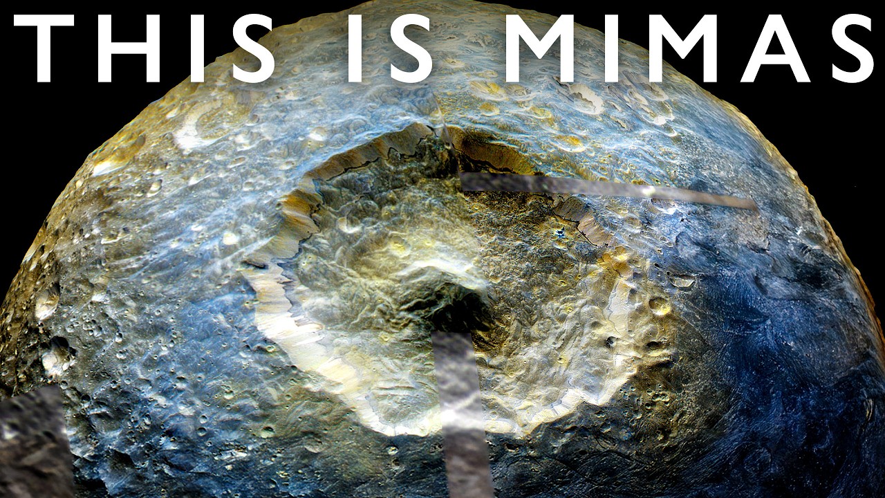 YouTube post by @astrumspace for Brilliant.org. Caption reads: How Did We Get Mimas So Wrong?.