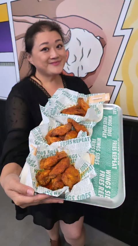 Instagram post by @bestofbmth_ for Wingstop. Caption reads: 🎉NEW @wingstopuk just landed in Bournemouth and....