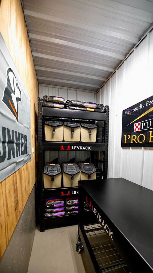 Instagram post by @levrack for Gunner. Caption reads: [...] to have teamed up with @levrack,....