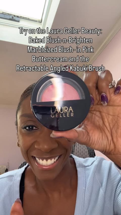 Instagram post by @reli_onthelose for – Laura Geller. Caption reads: Shoutout to @lauragellerbeauty for another [...].