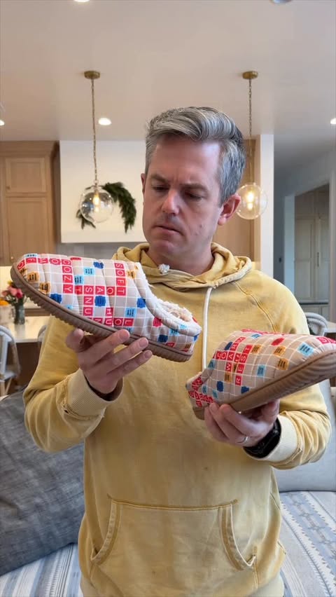 Instagram post by @jaredmecham for Dearfoams. Caption reads: The risk of buying @dearfoams for someone? You....