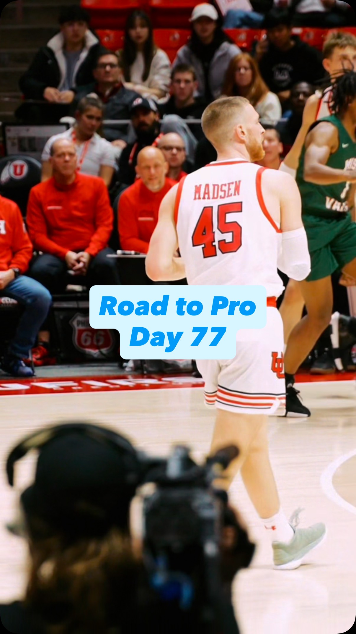 Instagram post by @masmadsen for VKTRY. Caption reads: My rookie year as a pro is right around the....