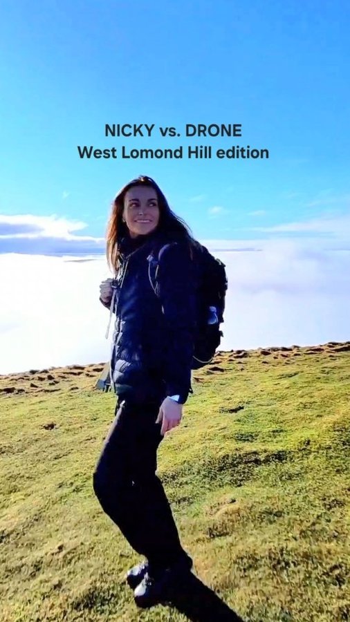 Instagram post by @nicky.walks for Thrudark. Caption reads: [...] do anything but feel like a bad ass in....