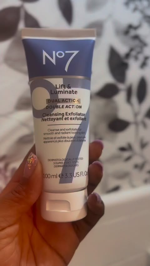 Instagram post by @thacutest_one for No7 USA. Caption reads: #ad Winding Down with @no7usa Lift & Luminate Dual....