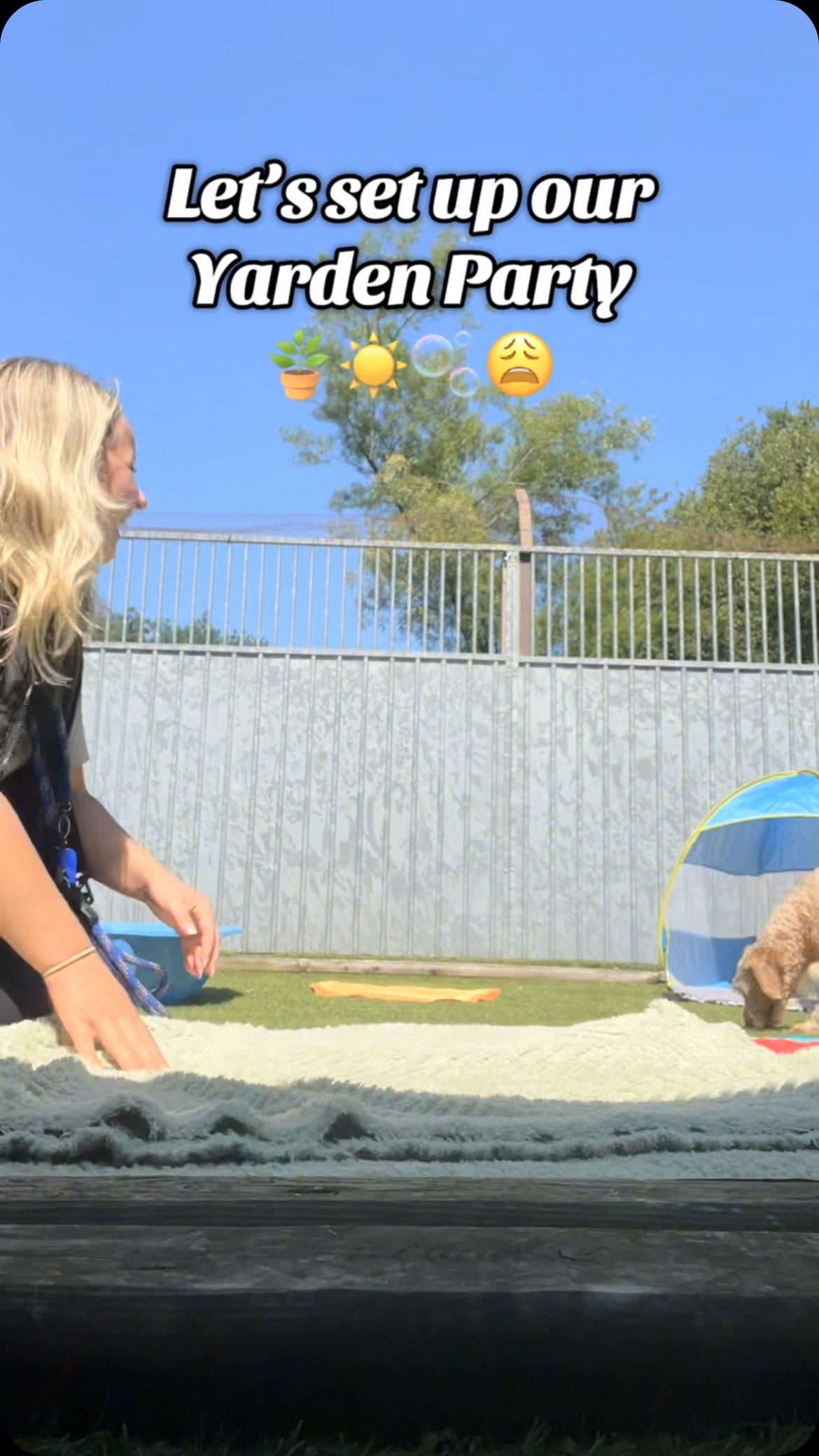 Instagram post by @manytearsrescue for Arden Grange. Caption reads: Welcome to our Yarden Party! 🪴☀️🫧💚

I think we....