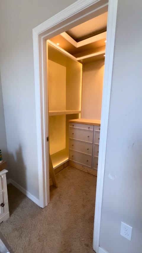 Instagram post by @ggs_h0me for MOD LIGHTING. Caption reads: [...] LED glow that elevates any....