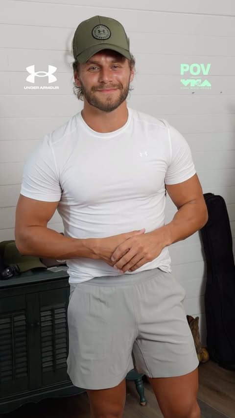 Instagram post by @warrenzeiders for Under Armour. Caption reads: From the dressing room to the stage, @UnderArmour....