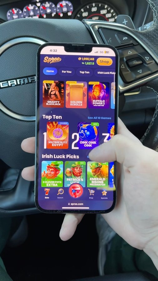 Instagram post by @spreecasino for WorldStar Hip Hop / WSHH. Caption reads: #Sponsored When I’m not firing at the casino, l’m....