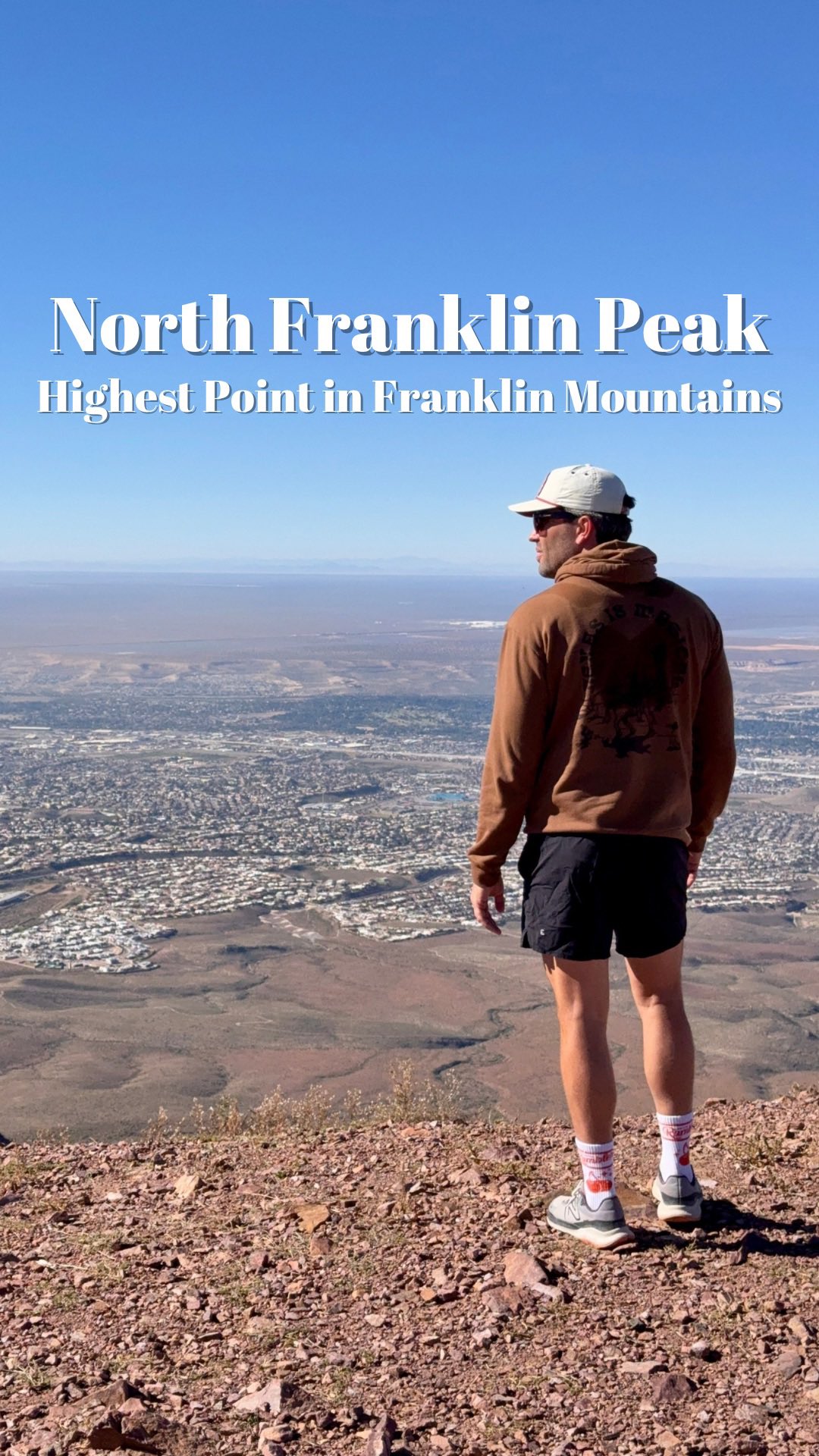 Instagram post by @jsorsby for Chomps. Caption reads: North Franklin Peak is the last stop on my @chomps....