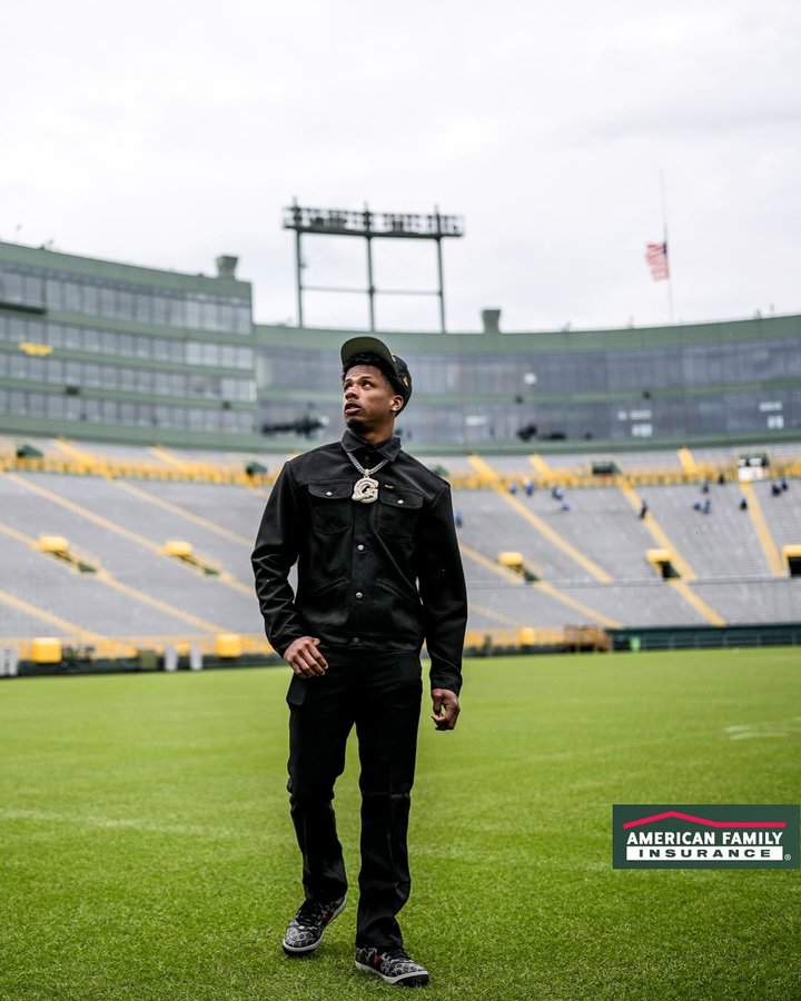 Instagram post by @matthew.d.golden for American Family Insurance. Caption reads: Home sweet home!.