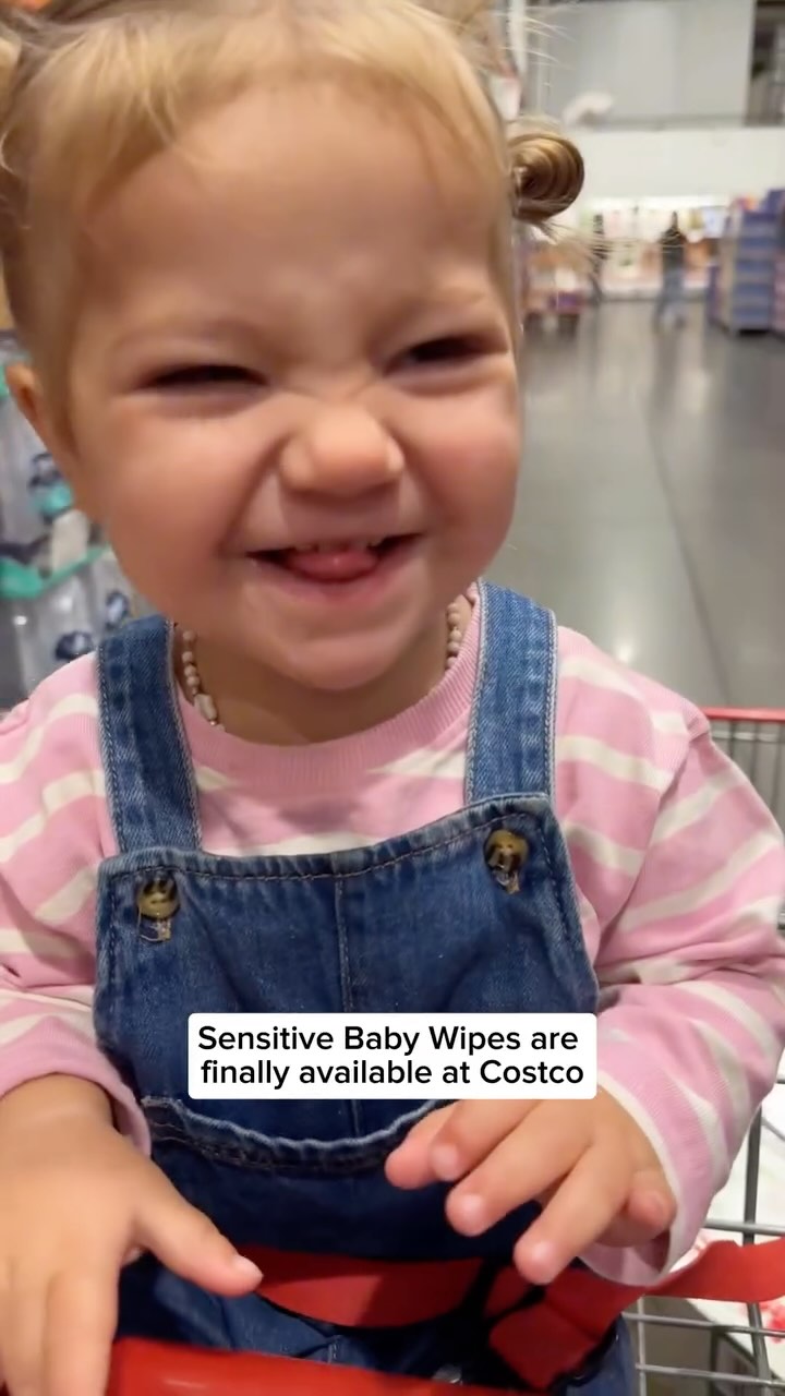 Instagram post by @halesmoore for Huggies. Caption reads: #ad We go through SO many wipes 😅 Huggies Natural....