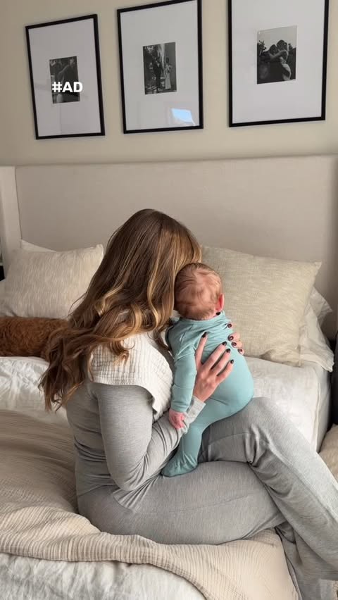 Instagram post by @hanncoleman for Enfamil. Caption reads: [...] and I’m so grateful to partner with @enfamil....