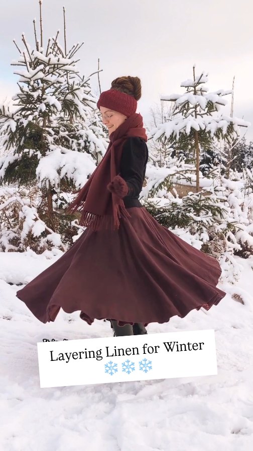 Instagram post by @rufflesandsteam for Son de Flor. Caption reads: ❄️ Did you know the difference between twill and....