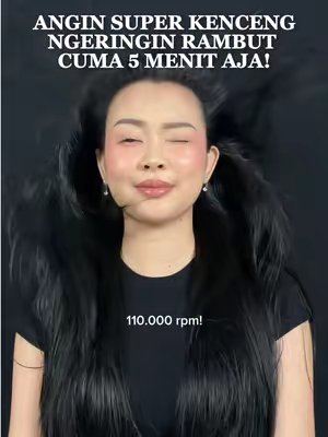 TikTok post by @aaprilea for Yoole. Caption reads: [...] waktu 5 menit buat ngeringin nyaa 🤭😁....