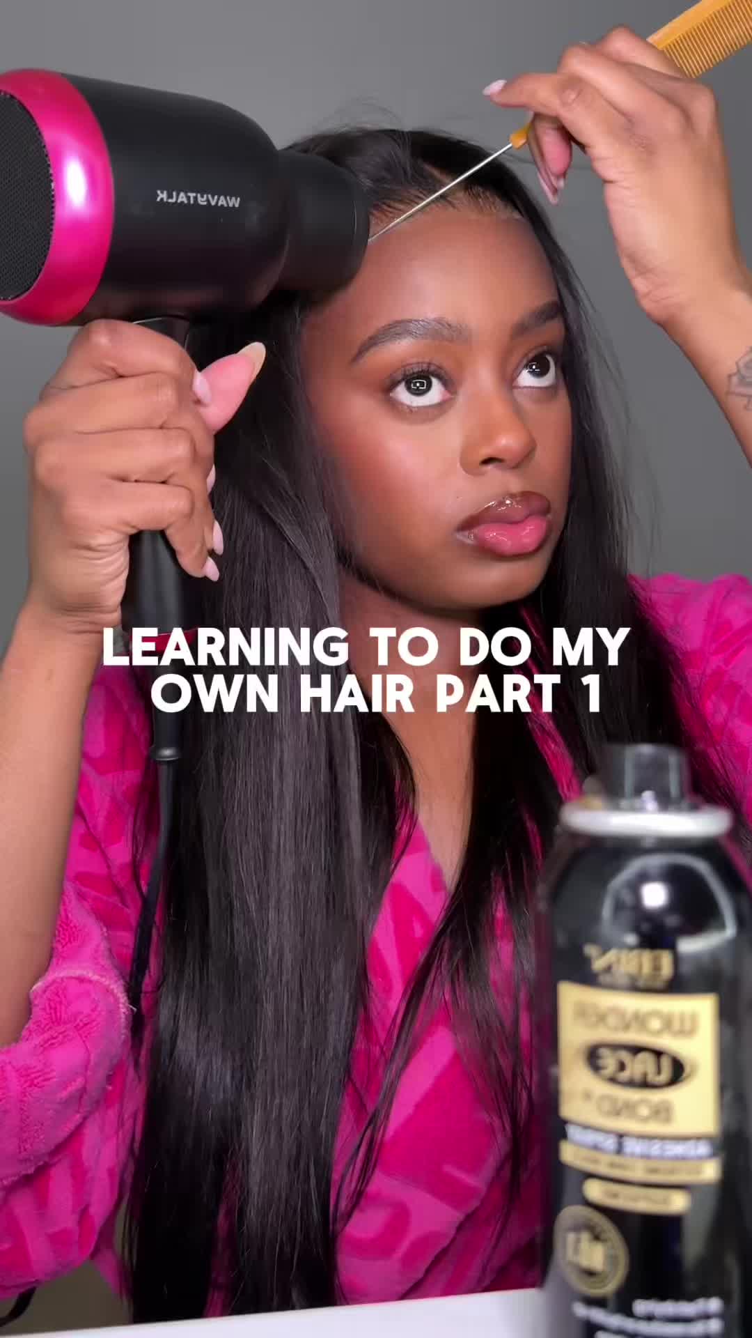 TikTok post by @aaliyvhali for Ebin New York. Caption reads: [...] my 1st time😭🤭 using nothing but @EBIN NEW....