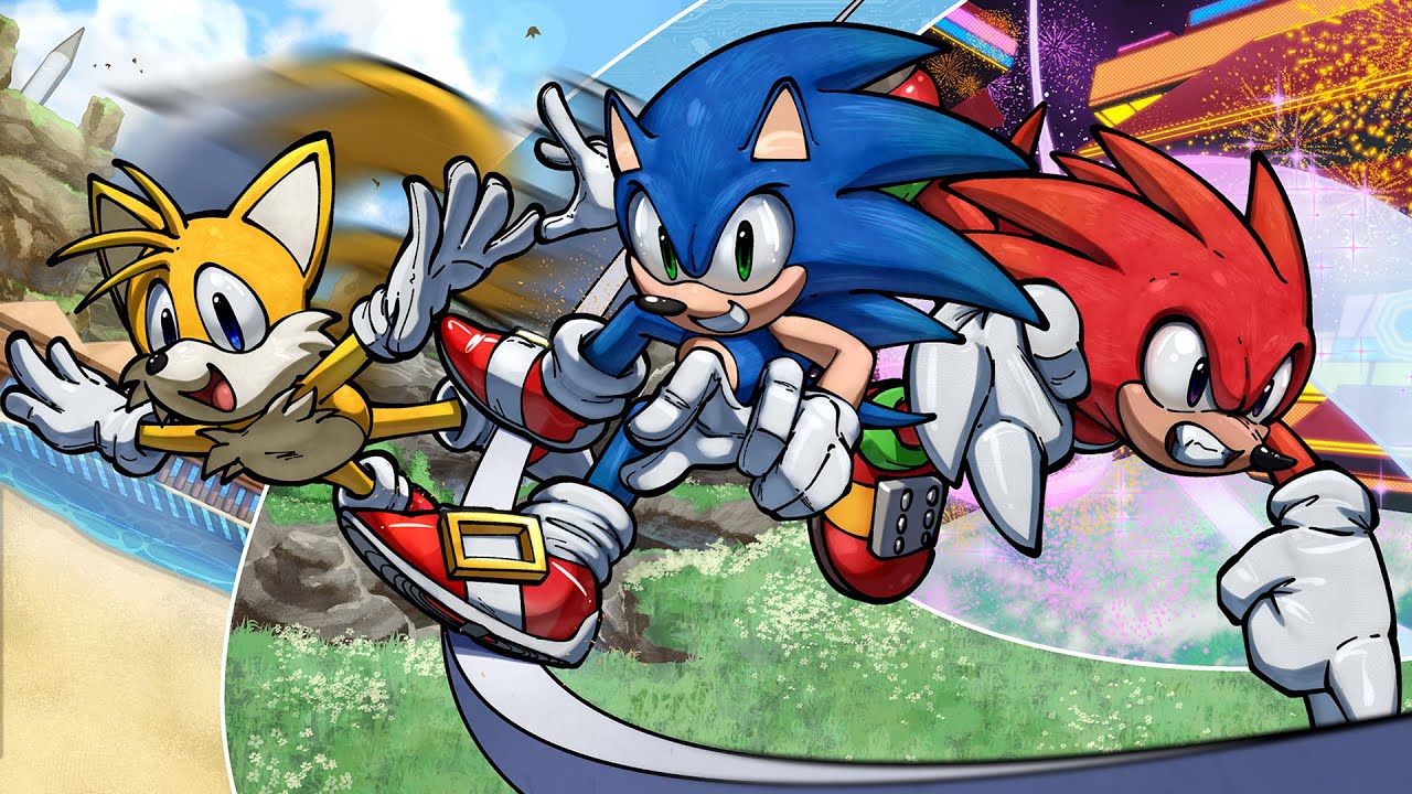 YouTube post by @LiamTriforce for Keeps. Caption reads: Sonic the Hedgehog in 3D - A Retrospective.