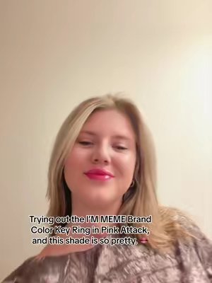 TikTok post by @beccatheblondiee for I’M MEME. Caption reads: @i'm meme understood the assignment and it can....
