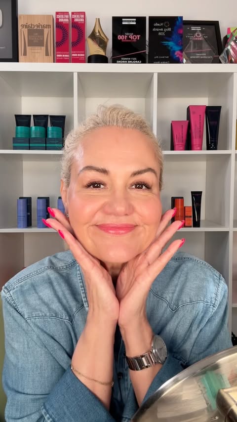 Instagram post by @carolinehirons for BY TERRY. Caption reads: [...] Well, some people. 😬 Products used:....