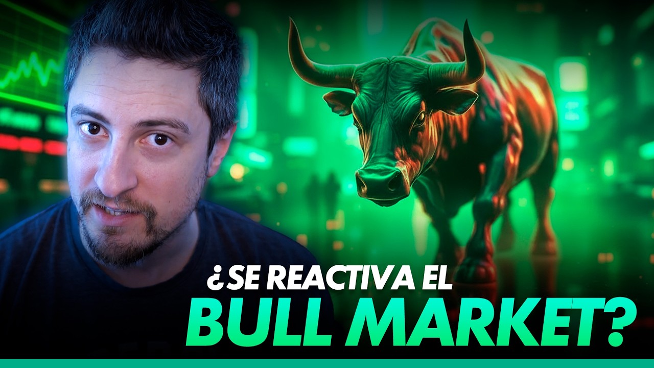 YouTube post by @KManuS88 for CoinMarketCap. Caption reads: Has the Bull Market resumed?.