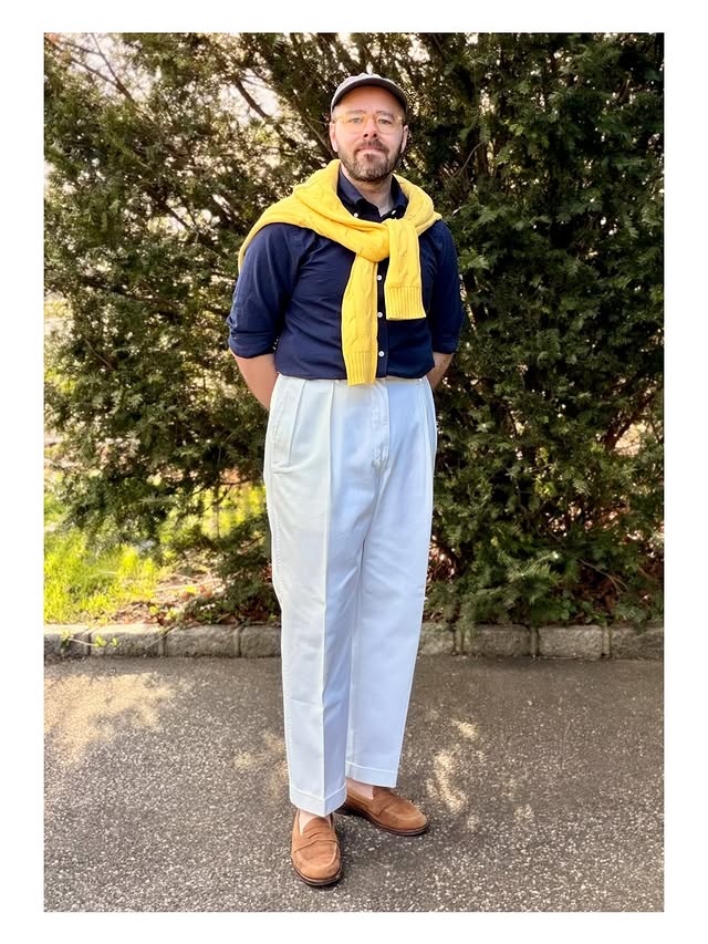 Instagram post by @shanejoseph_ for Proper Cloth. Caption reads: [...] a big fan of traditional seersucker.....