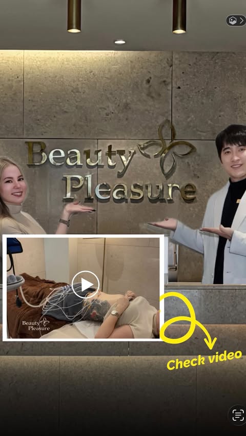 Instagram post by @luna_pro_beauty for Exprive. Caption reads: STOP. I lost 27 kilos… So why does my belly look....