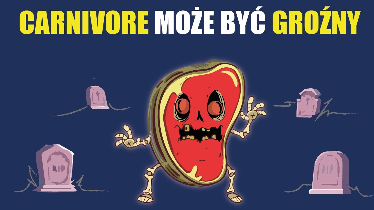 YouTube post by @BartoszCzekala for Mięsna Paczka. Caption reads: When PROTEIN Can Kill - Carnivore, Protein....