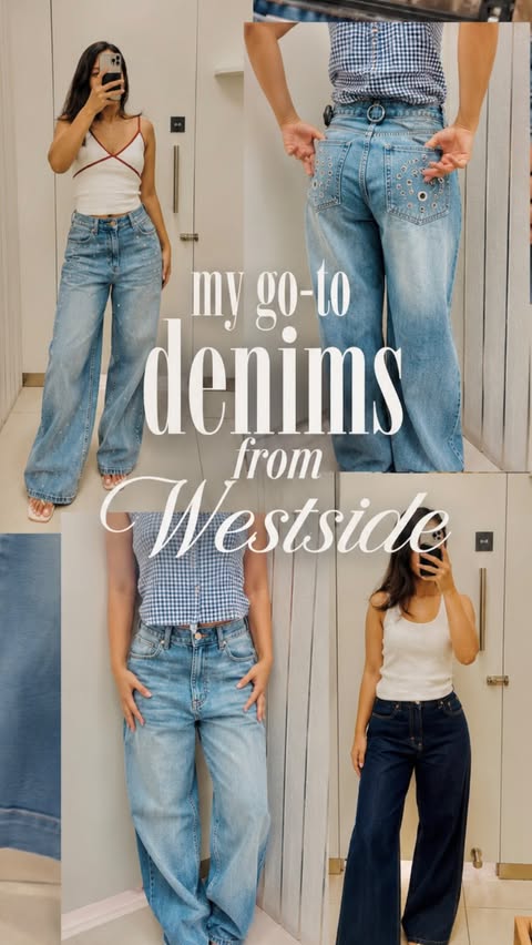 Instagram post by @withlovepraisy for Westside Stores. Caption reads: [...] one serious denim obsession.✨ Okay....