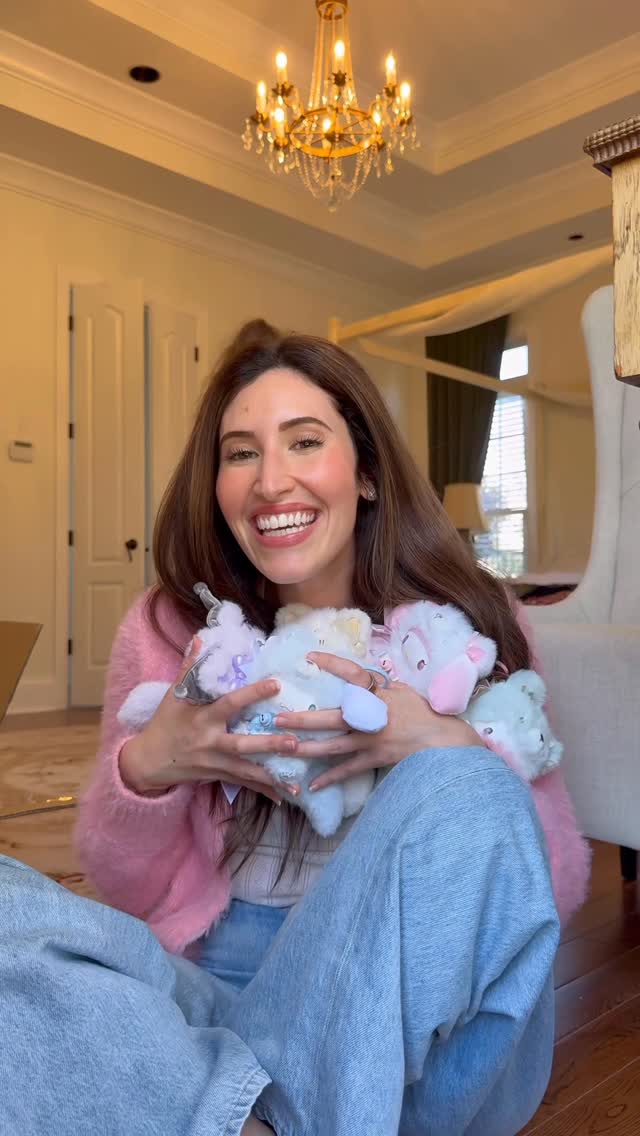 Instagram post by @lauren_paley for MINISO USA. Caption reads: Open our very first Blind Box with us! 🥹🩷....