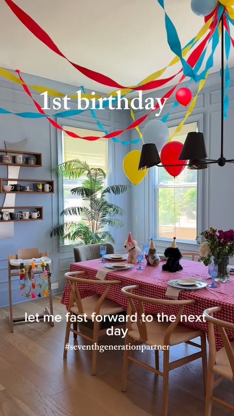 Instagram post by @indiabatson for Seventh Generation. Caption reads: #seventhgenerationpartner HAVE THE FIRST BIRTHDAY....