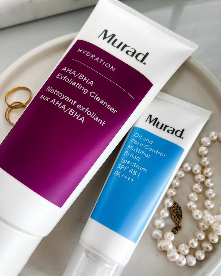 Instagram post by an influencer for Murad Skincare. Caption reads: [...] The perfect duo from @muradskincare for a....