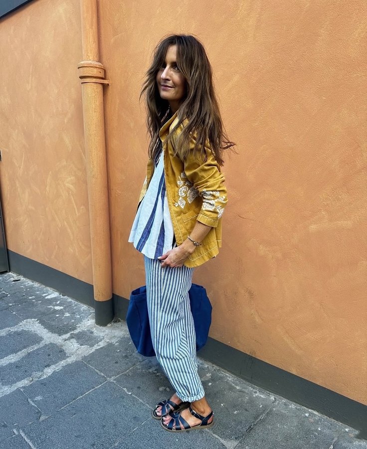 Instagram post by @carolinesstylehacks for ISABEL MARANT. Caption reads: Some favourite summer in the city looks from last....