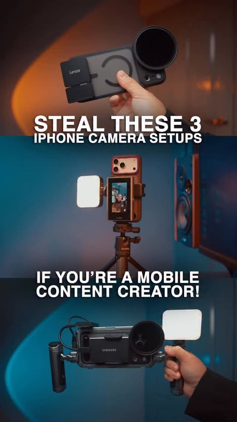 Instagram post by @__diditee__ for SmallRig. Caption reads: [...] serious mobile filmmaking. Start with a....