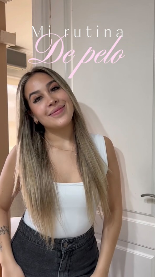 Instagram post by @nacha_medel for Wella Professionals. Caption reads: Lo prometido es deuda, así que les dejo mi rutina....