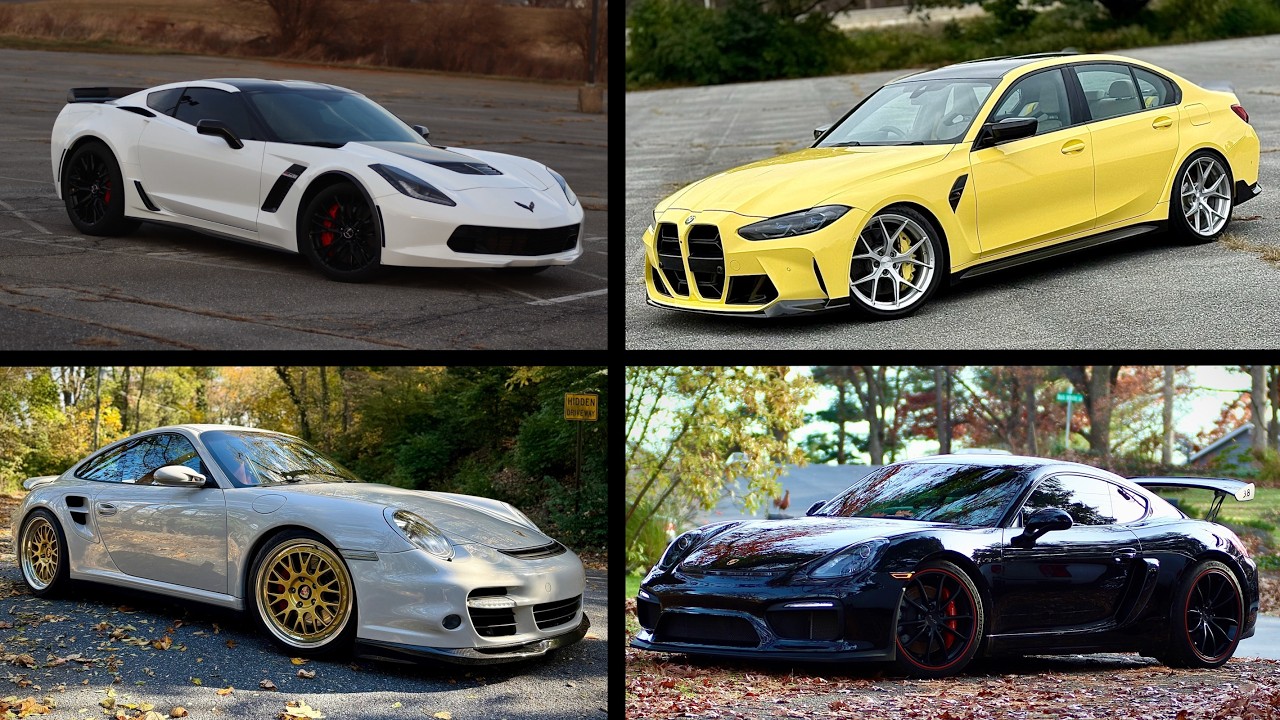 YouTube post by @matt13ross for Huel. Caption reads: Does Modifying High End Cars Ruin Them?.