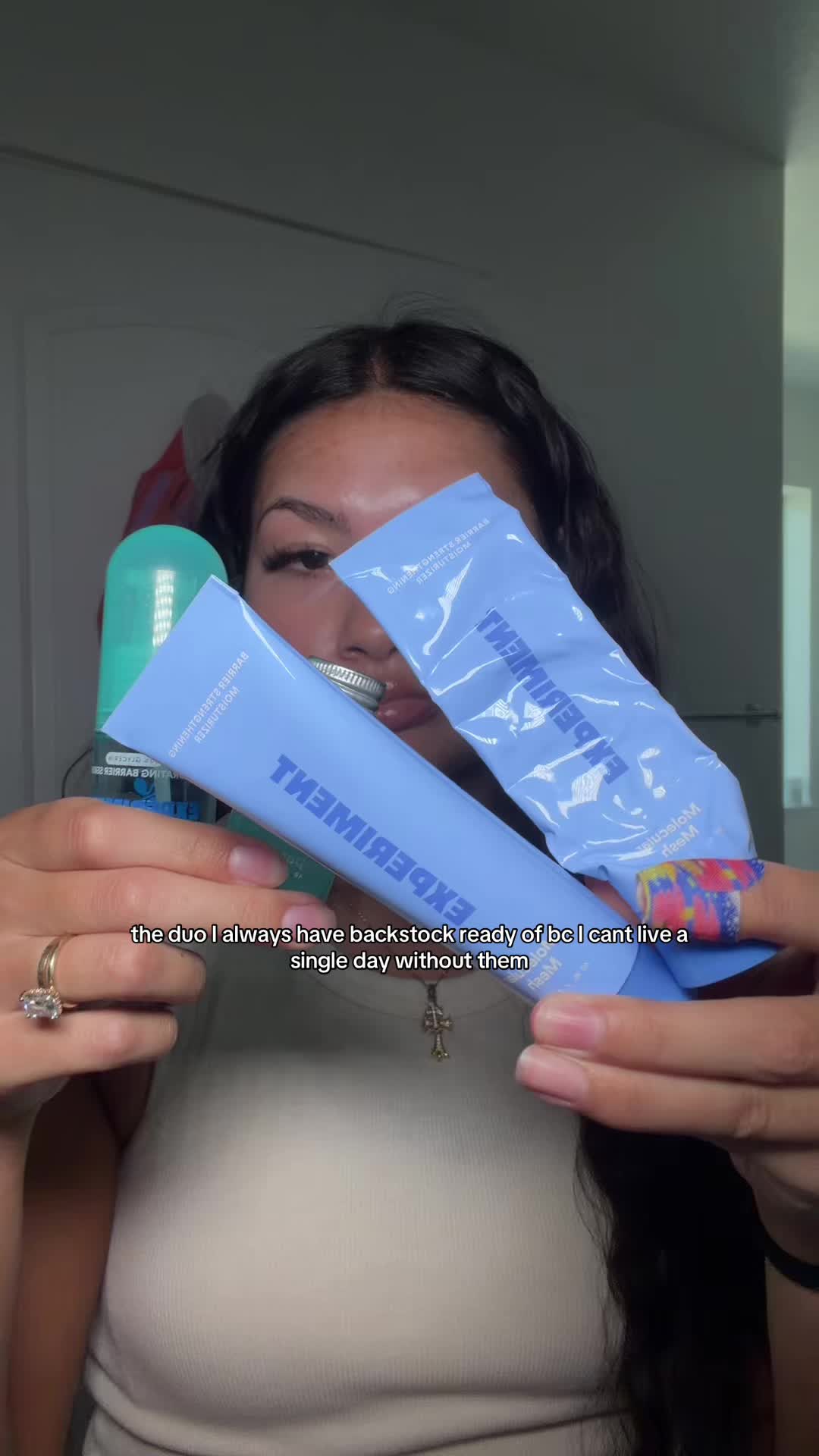 TikTok post by @turboweezy for Experiment Beauty. Caption reads: never tried anything from @Experiment Beauty i....