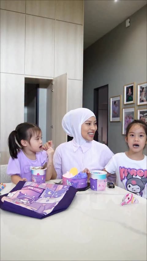 Instagram post by @sashaabdulaziz for Baskin-Robbins. Caption reads: Grab your Baskin-Robbins x My Melody & Kuromi....