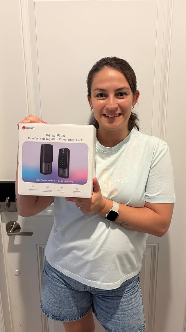 Instagram post by @thisisberrin for Lockin. Caption reads: The Lockin Smart Lock is officially in Early Black....