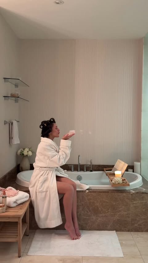 Instagram post by @martinalevi_ for Treehut. Caption reads: A little reminder to romanticize your self-care....