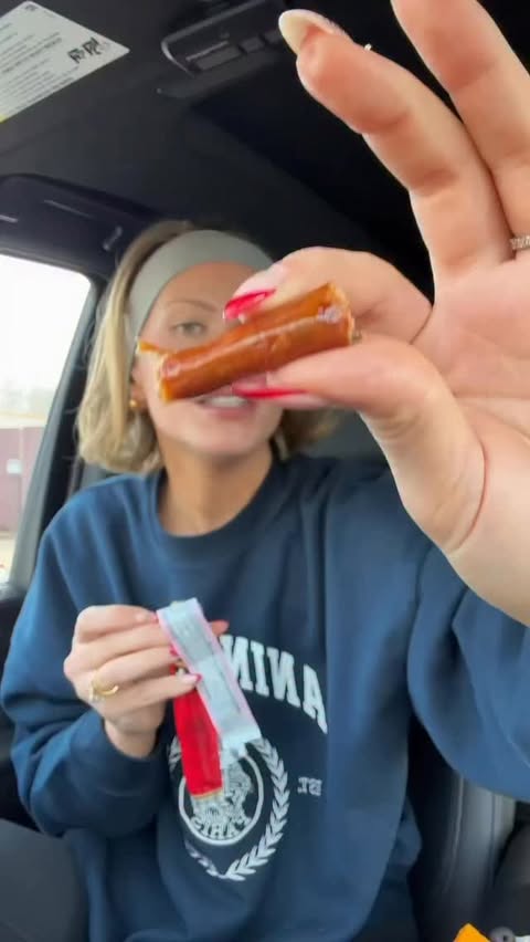 Instagram post by @smaller_sam.pcos for Jack Link's. Caption reads: CARchuterie🥚🧀🫒 with @jacklinksjerky zero sugar....