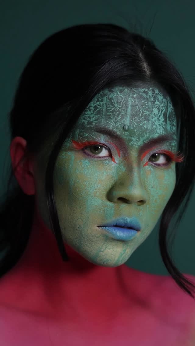 Instagram post by @cindychendesigns for Ben Nye Makeup. Caption reads: Cultural sensitivity in interracial marriages is....