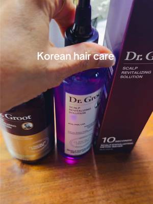 TikTok post by @haifastouch for Dr. Groot Hair. Caption reads: [...] all hair types and scalp conditions@Dr.....