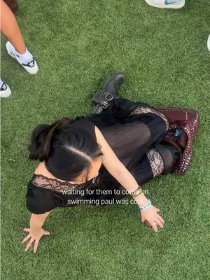 TikTok post by @strawberrycream.archives for CLIO US. Caption reads: a great end to festival season 🖤lippie & eyeliner....