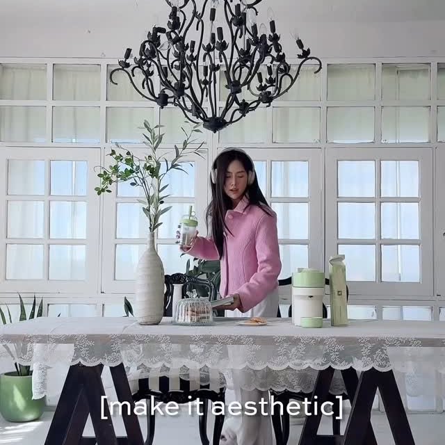 Instagram post by @architasiri for Nespresso. Caption reads: จัดมุมบ้านเป็นโฮมคาเฟ่ 🏡☕️

เปิดเพลงเบาๆ....