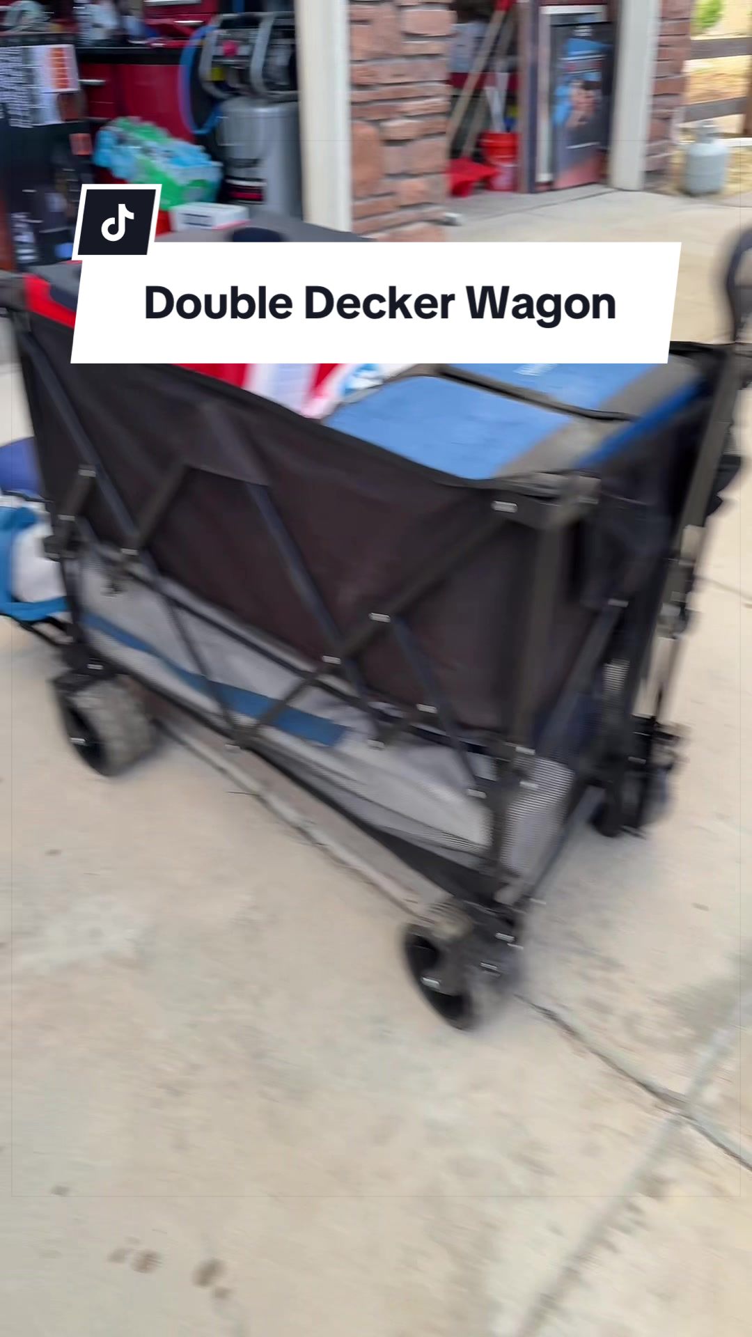 TikTok post by @crystal.aot for Sweetcrispy. Caption reads: [...] #baseball #doubledeckerwagon @Sweetcrispy....
